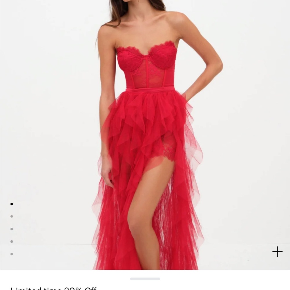 Burnt Orange For Love and Lemons Prom Dress